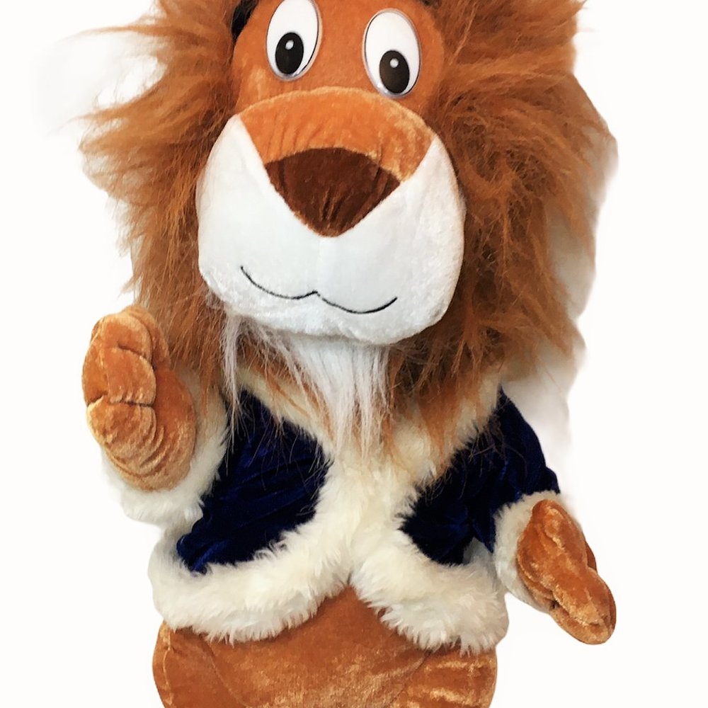 Rare Plush LION King Crown Six Flags 21in. - Picture 2 of 9